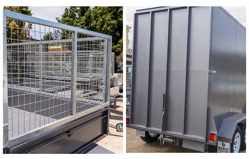 Enclosed Trailer and Cage Trailer Cage Trailers