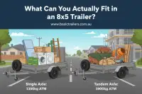 8x5 Trailer Box Trailer
