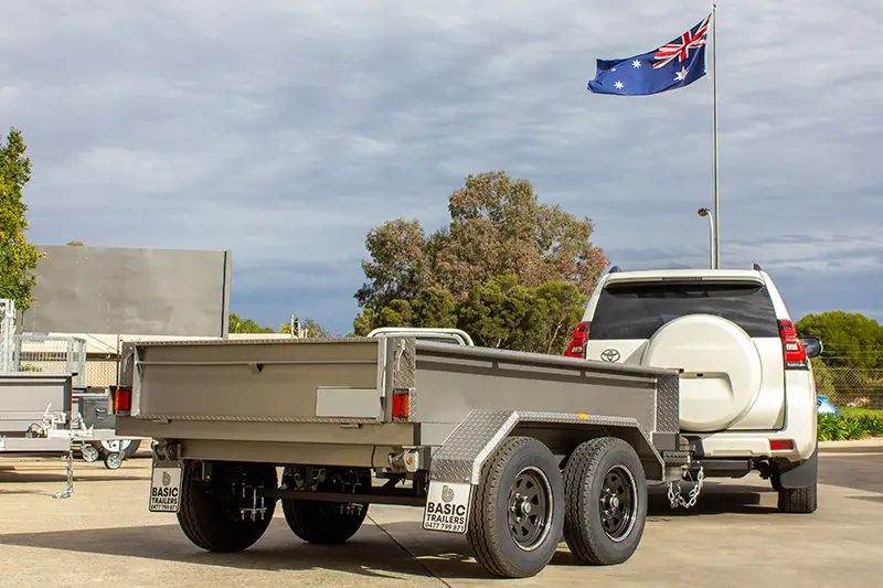 Safe Towing Guide New trailer being safely towed