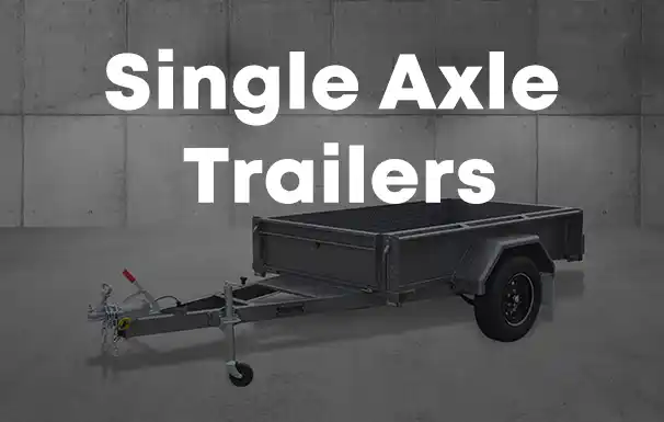 Single axle trailers for sale
