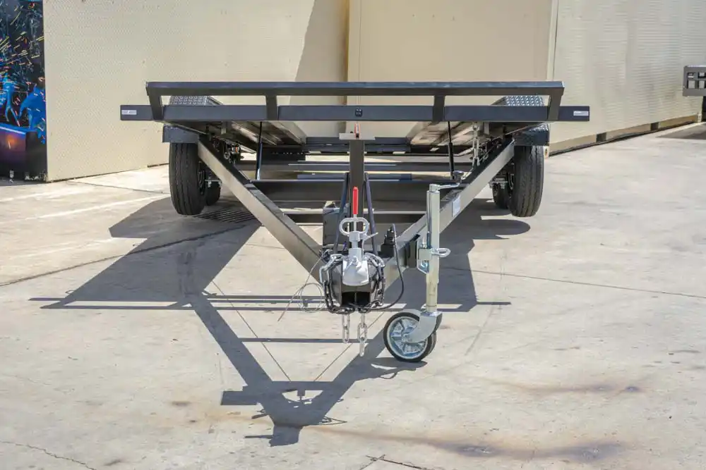 Basic Trailers gas strut manual tilt car trailer a