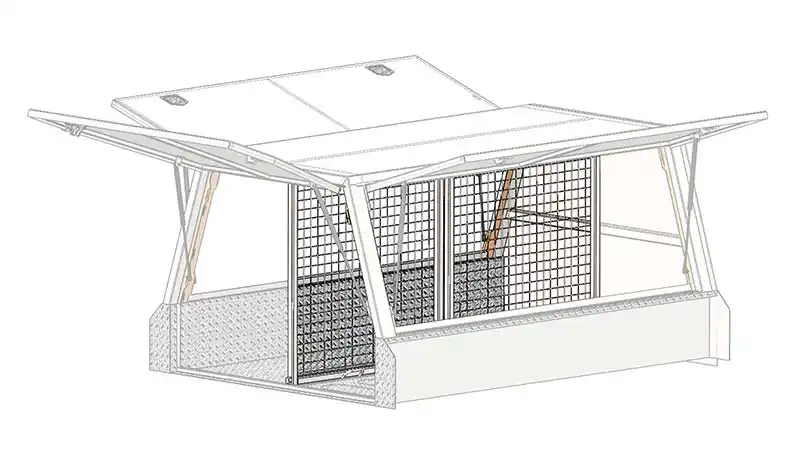 Center mesh divider #8