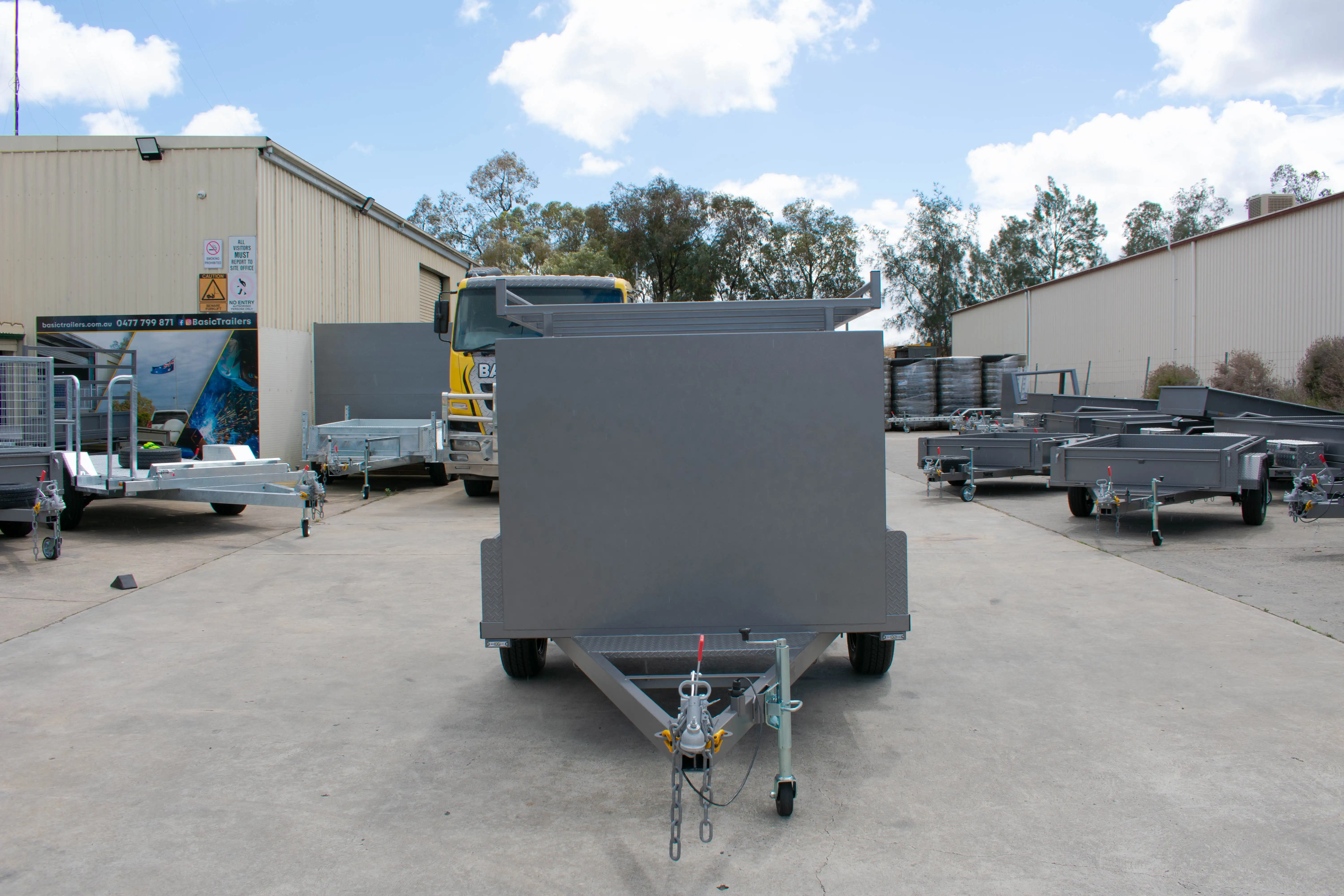 Adelaide Trailers For Sales: SQUARE-TRADESMAN-TRAILER-SINGLE-AXLE-6X4