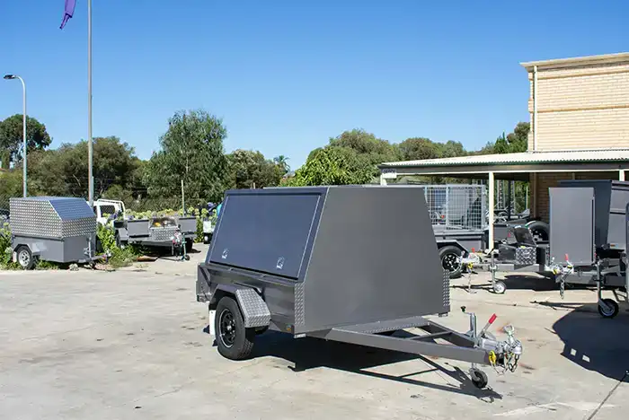 Trailer for Sale: ENCLOSED-BBQ-TRAILER-SINGLE-AXLE-7X5