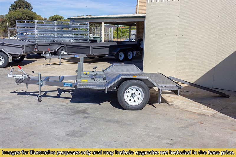 Adelaide Trailers For Sales: MOTORBIKE-TRAILER-SINGLE-AXLE-8X4