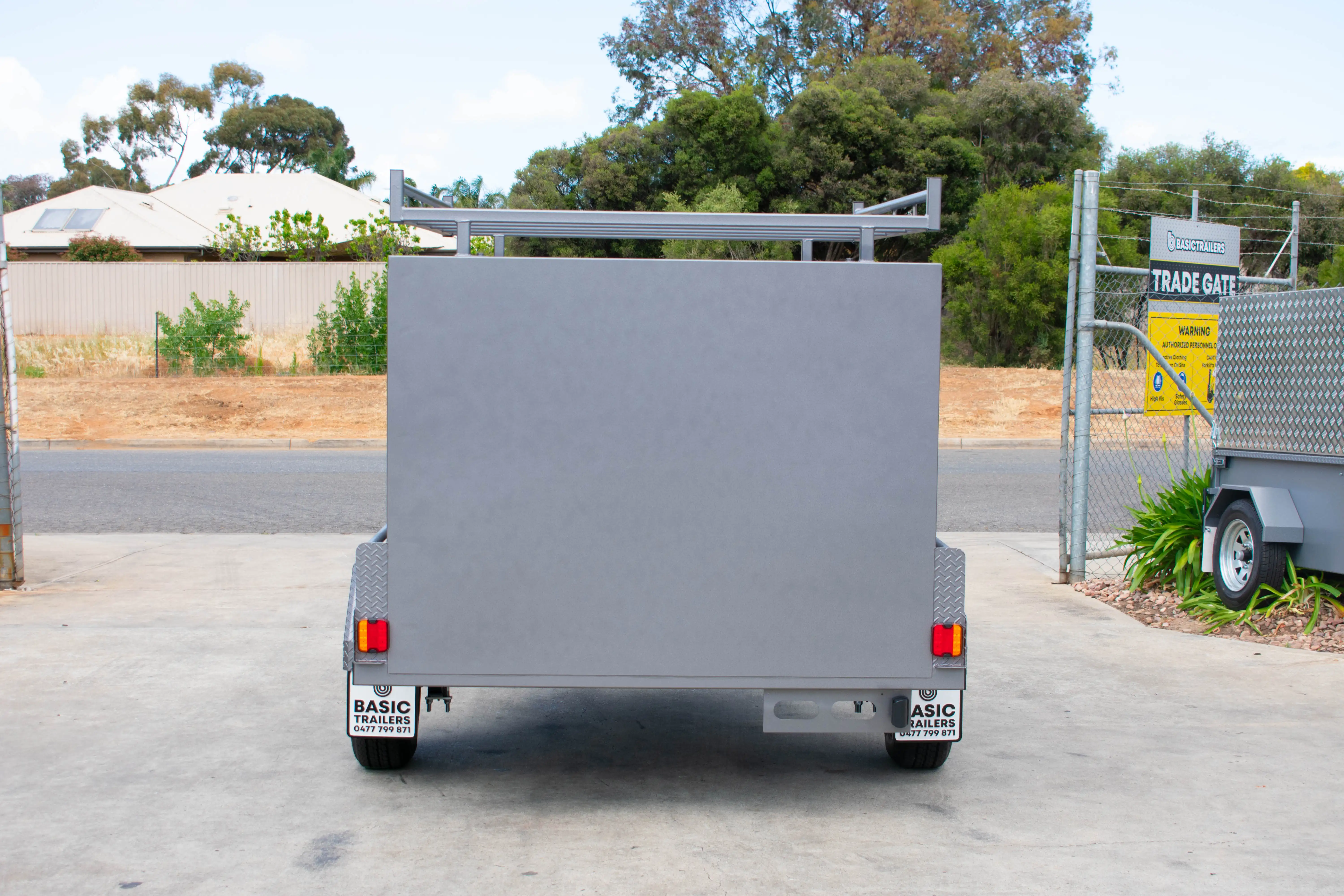 Adelaide Trailers For Sales: SQUARE-TRADESMAN-TRAILER-SINGLE-AXLE-8X5