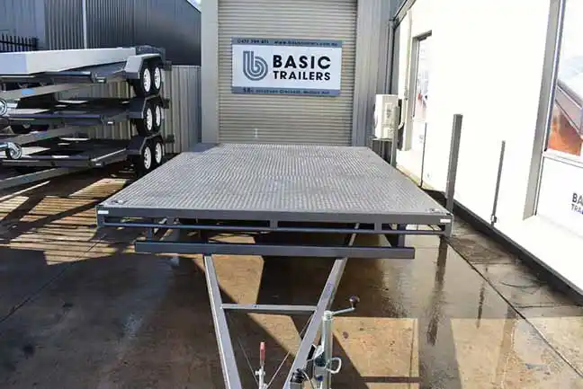 Adelaide Trailers For Sales: FLAT-TOP-BEAVERTAIL-CAR-TRAILER-20X8