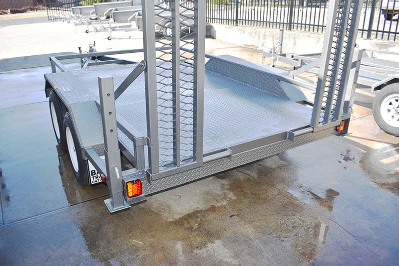 Tandem Trailers For Sales: TANDEM-OPEN-PLANT-TRAILER-8X5