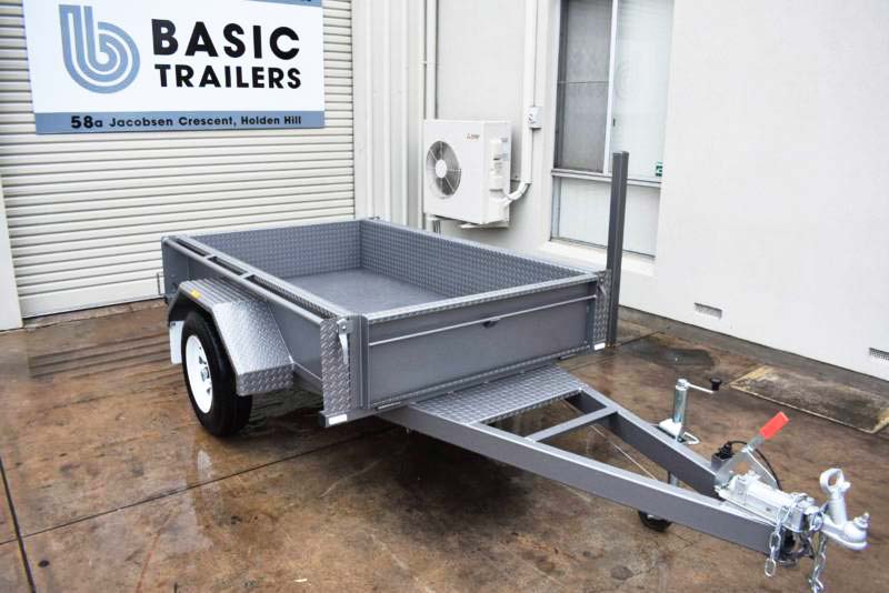 Single Trailers For Sales: SINGLE-TRAILER-7X4