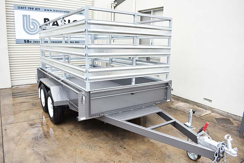 Stock Crate Trailers For Sales: TANDEM-WITH-STOCK-CRATE-10X6