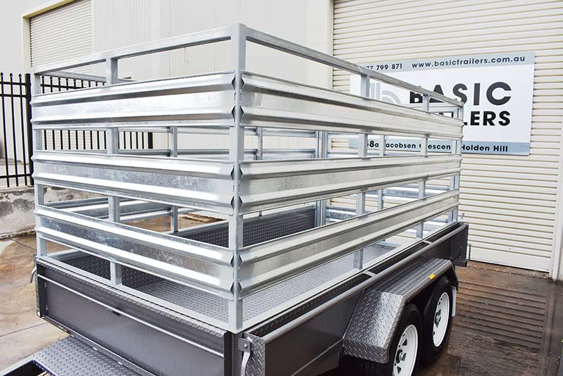 Tandem Trailers For Sales: TANDEM-WITH-STOCK-CRATE-12X6