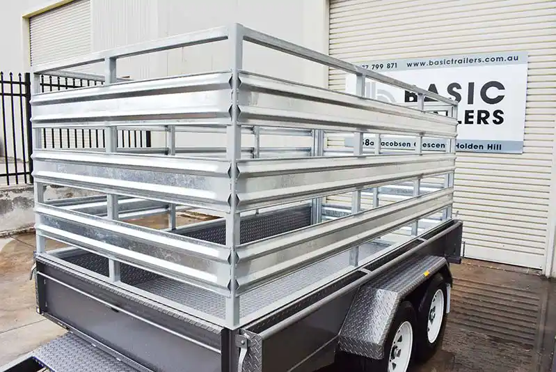 Adelaide Trailers For Sales: TANDEM-WITH-STOCK-CRATE-12X6