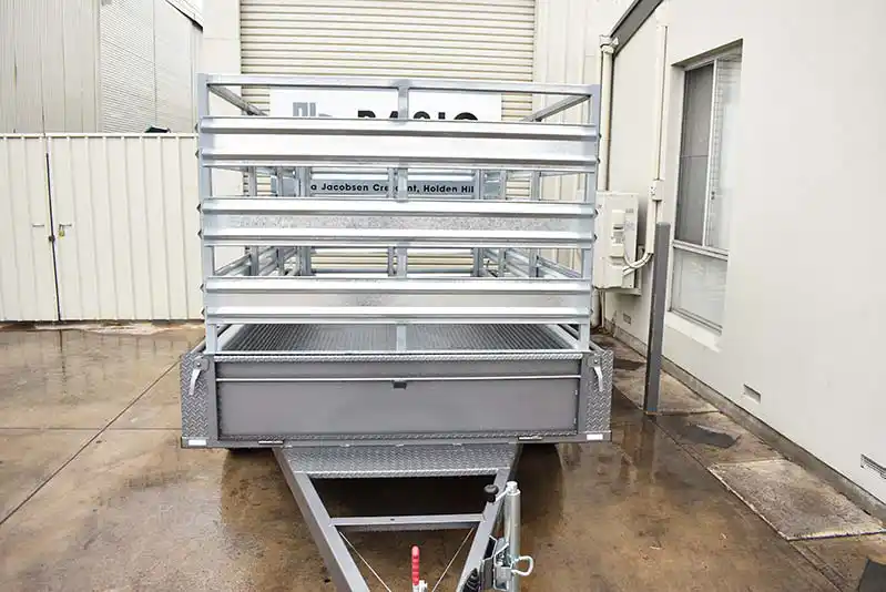 Adelaide Trailers For Sales: TANDEM-WITH-STOCK-CRATE-8X5