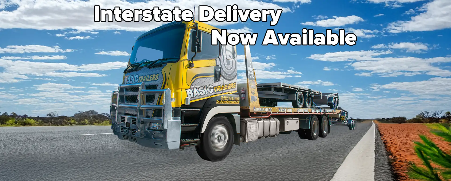 Interstate Transport On Country Road Interstate Transport On Country Road